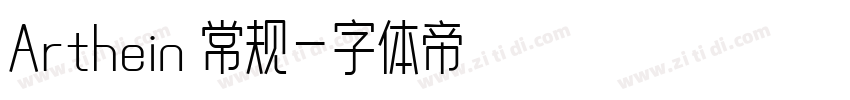 Arthein 常规字体转换